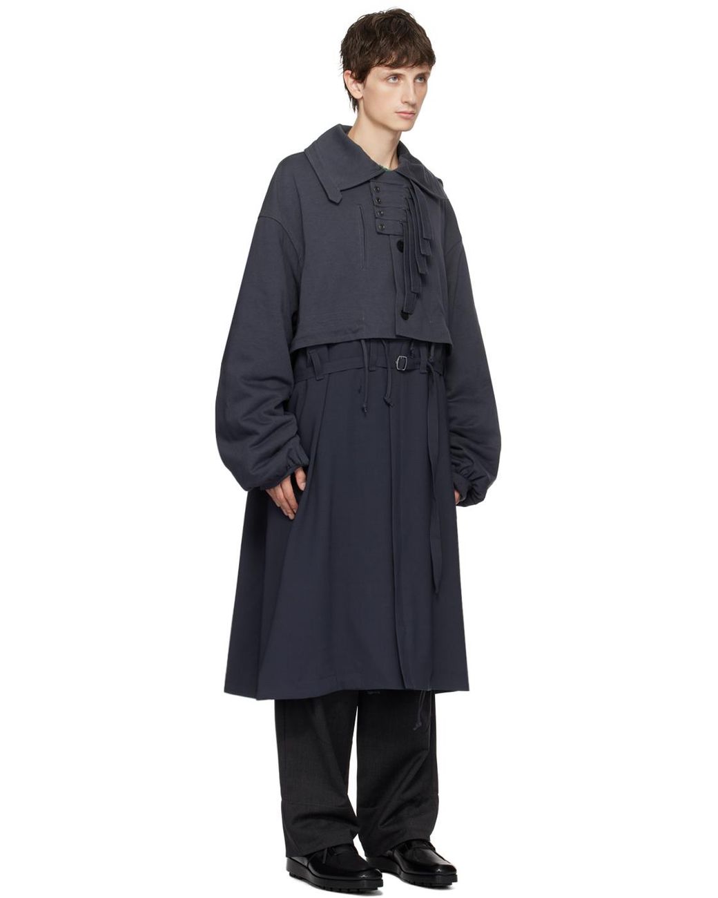 メンズ Kiko Kostadinov グレー Hecuba コート ブラック | Lyst メンズ Kiko Kostadinov グレー Hecuba コート ブラック | Lyst