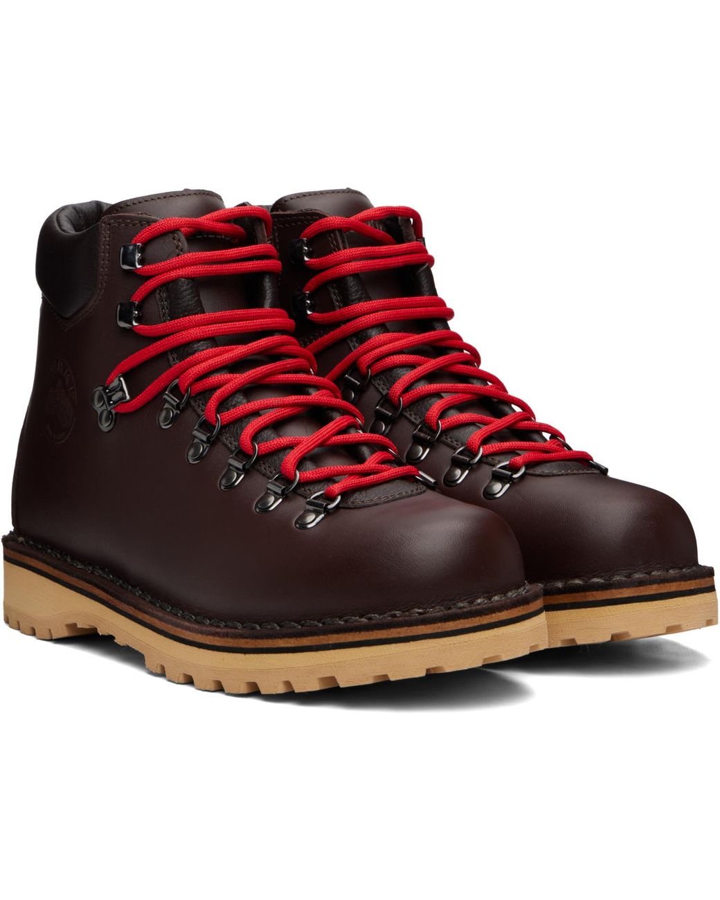 Diemme Brown Roccia Vet Mogano Full Grain Boots for men