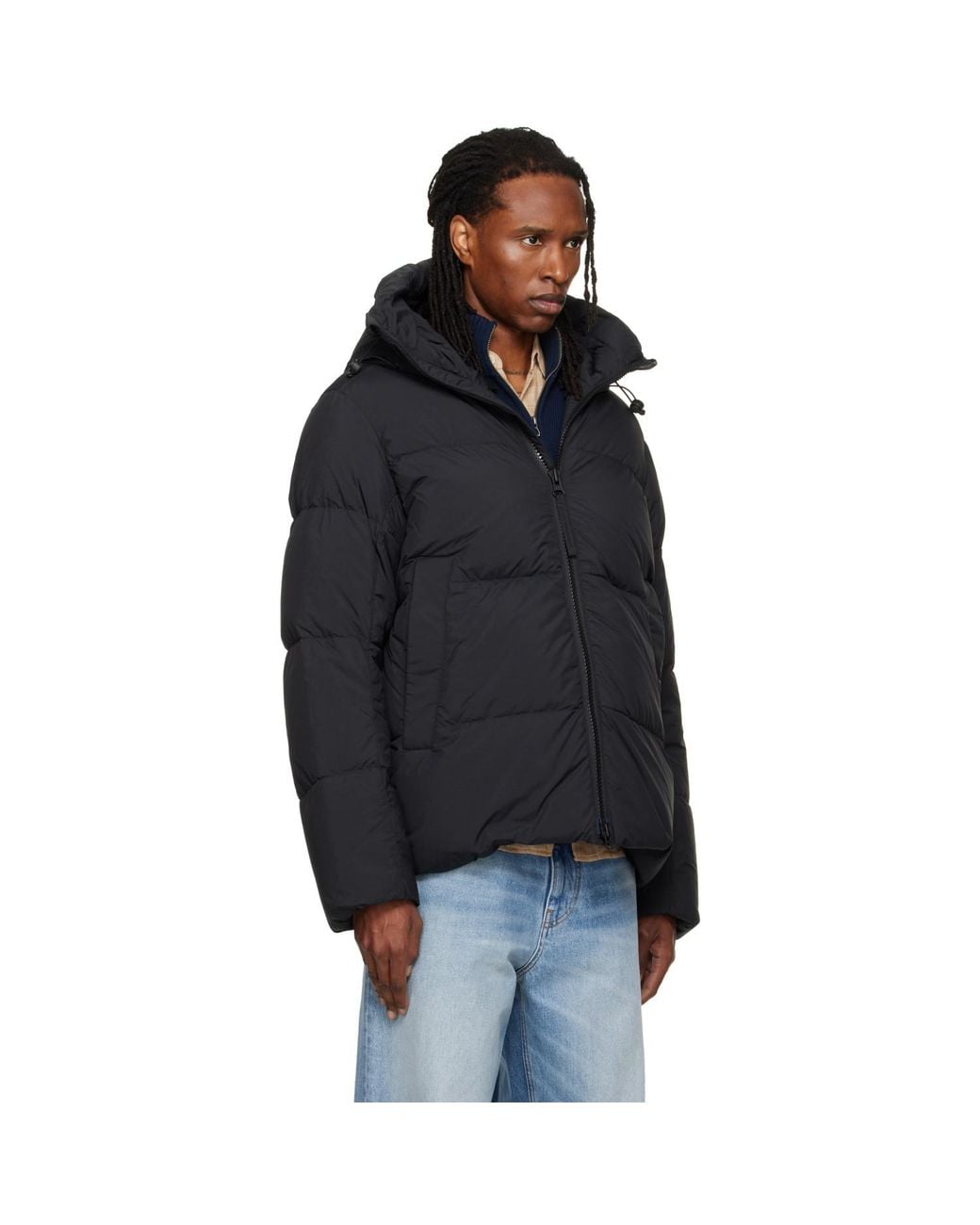 Canada Goose Black Crofton Enduraluxe Puffer Down Jacket for men