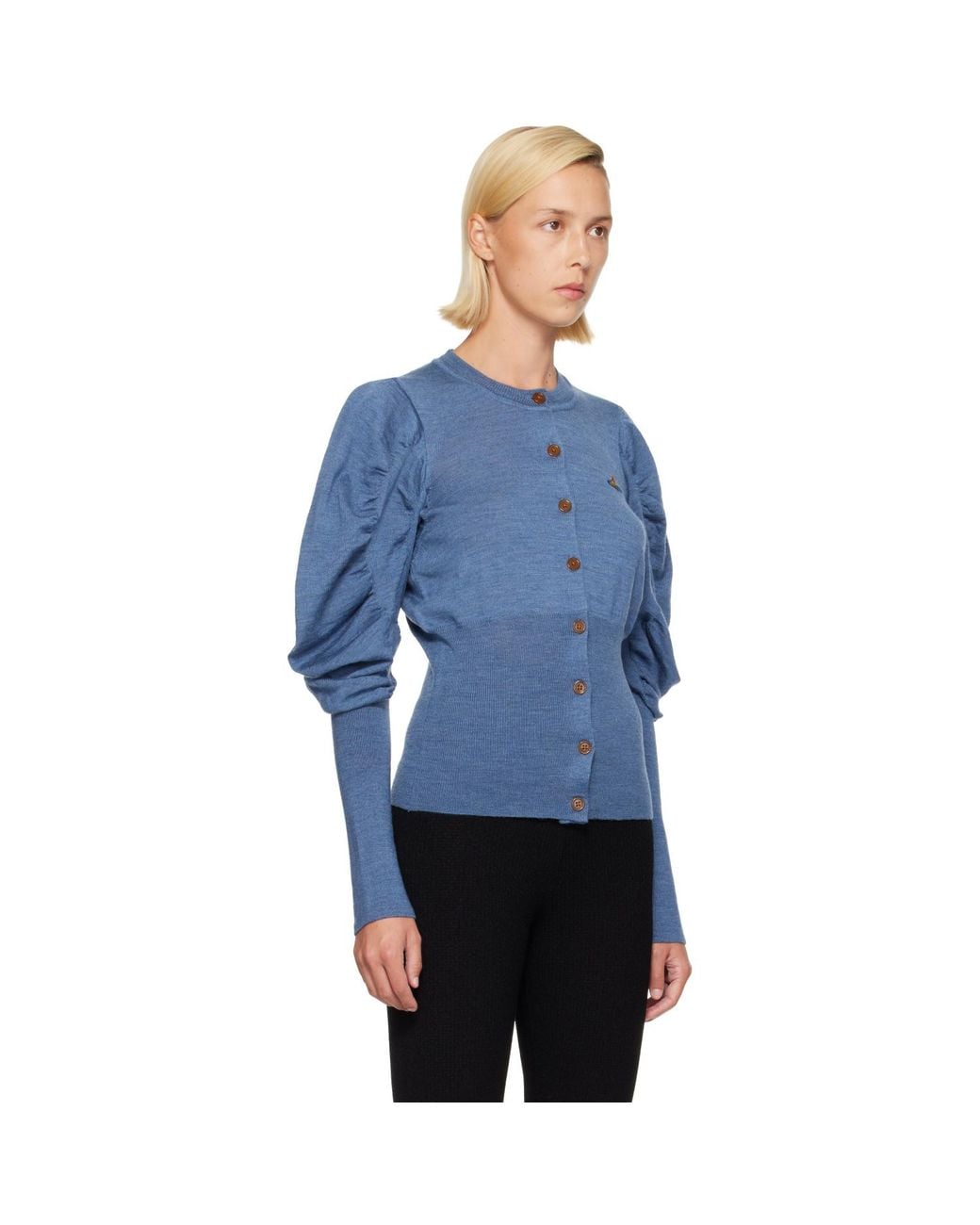 Vivienne Westwood Blue Eli Cardigan