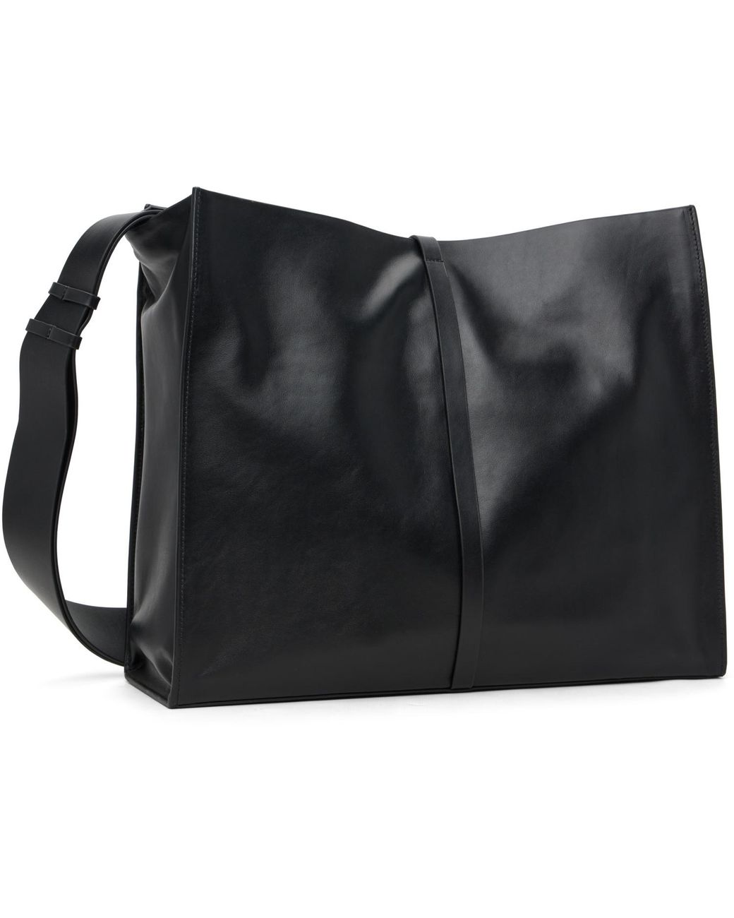 HELIOT EMIL Black Luculent Tote for men