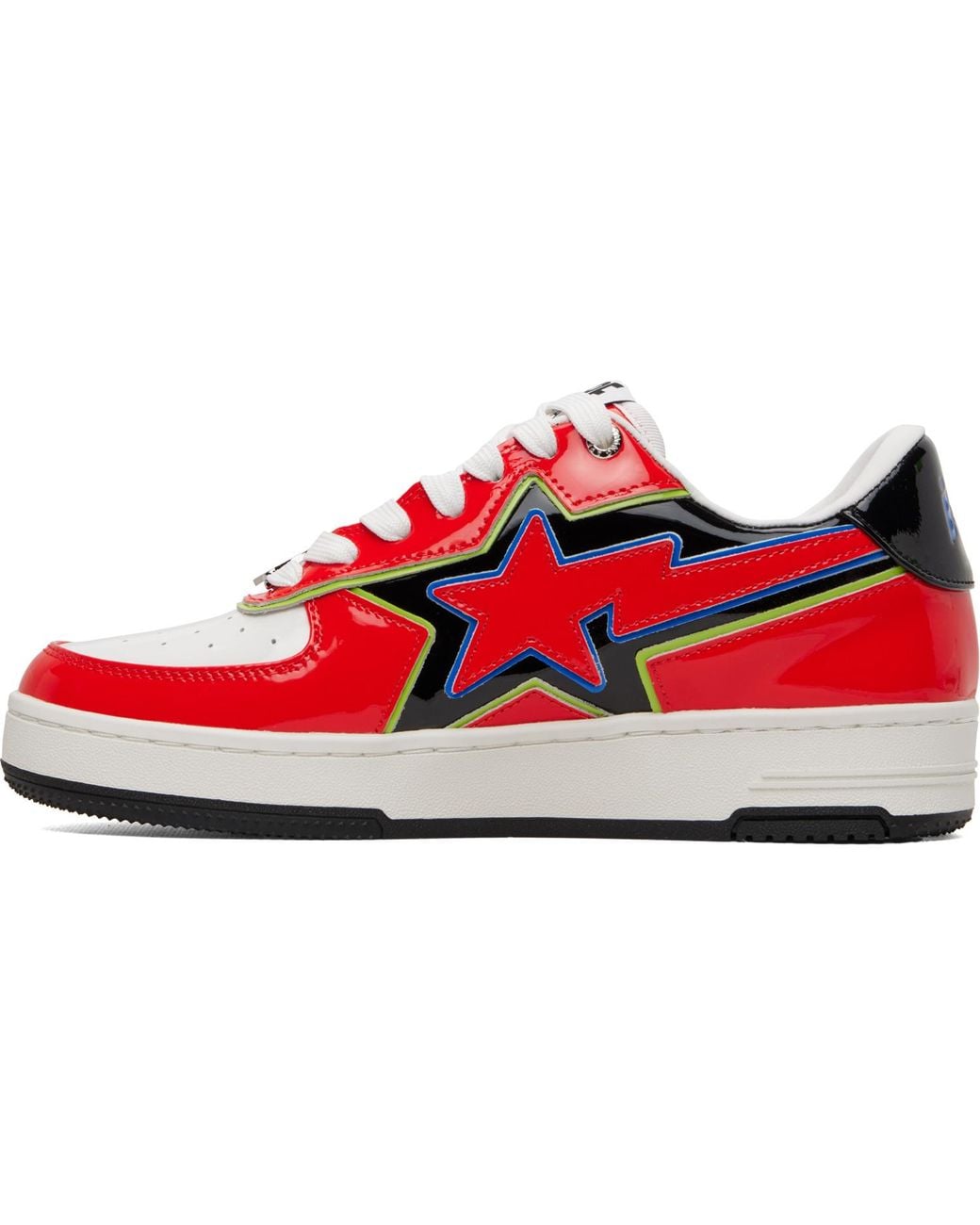 A Bathing Ape Red Sta Icon #1 M2 Sneakers for men