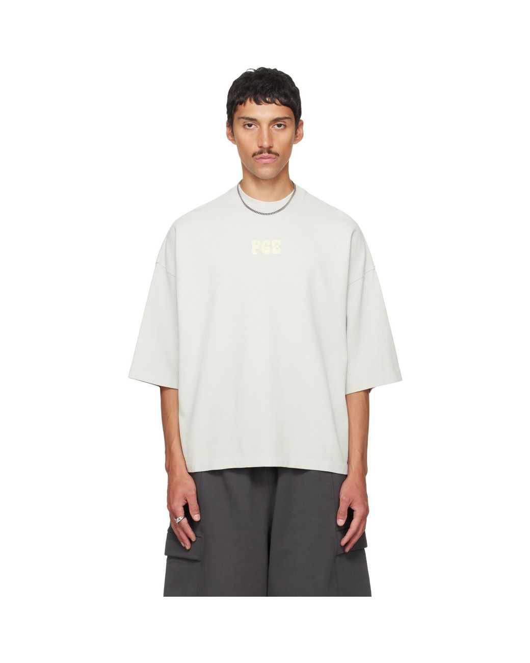 Fear Of God White Merch T-Shirt for men