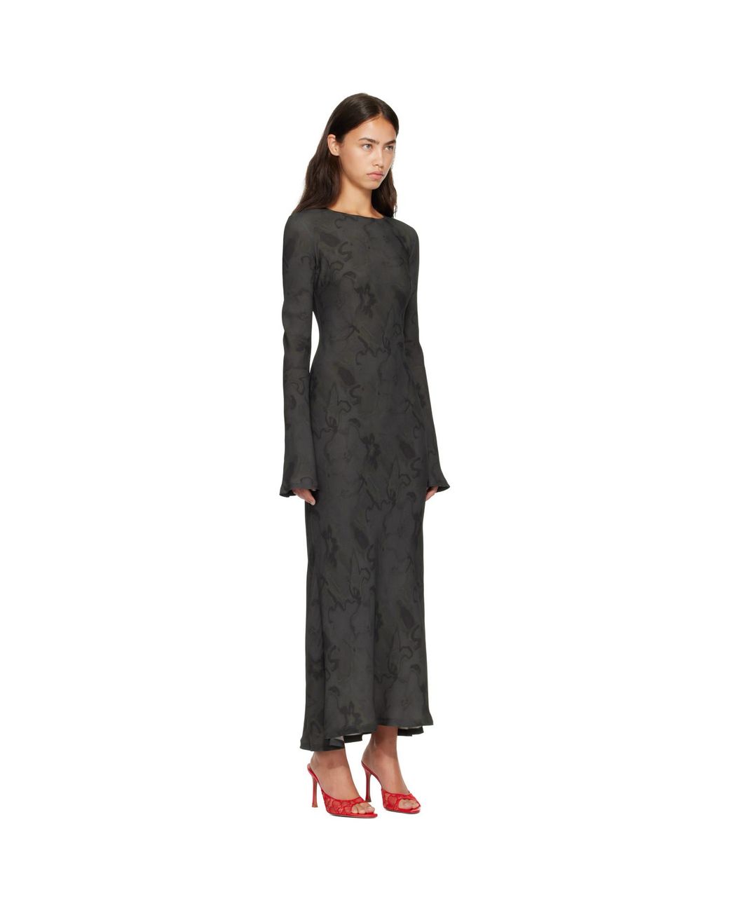 Collina Strada Black Yuri Maxi Dress