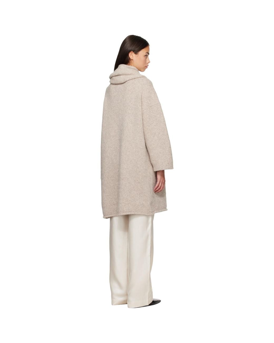 Lauren Manoogian Natural Off- Capote Coat