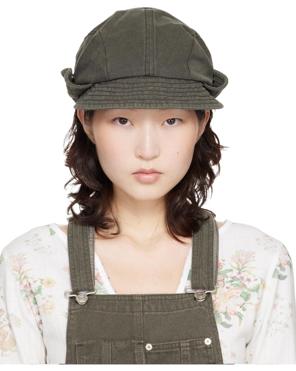 OPEN YY BUCKET BERET (キャスケット,バケットハット) OPEN YY Bucket Beret Cap in Gray | Lyst