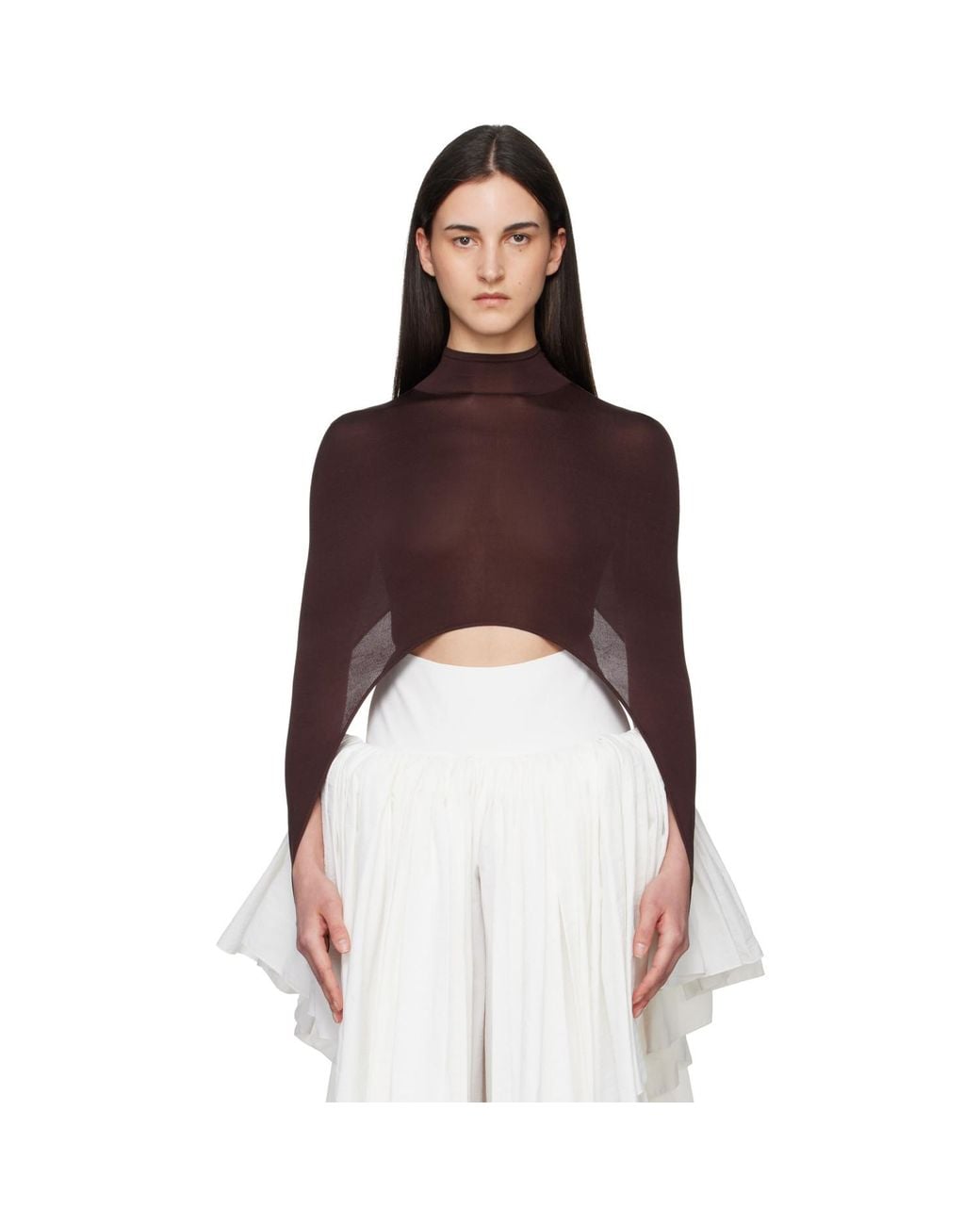 Alaïa Red Second-Skin Tension Top