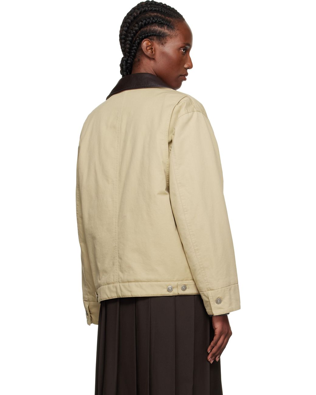 DUNST Natural Vintage Padded Work Jacket