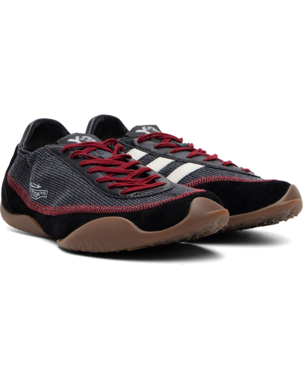 Y-3 Black Tokyo Warped Sneakers for men