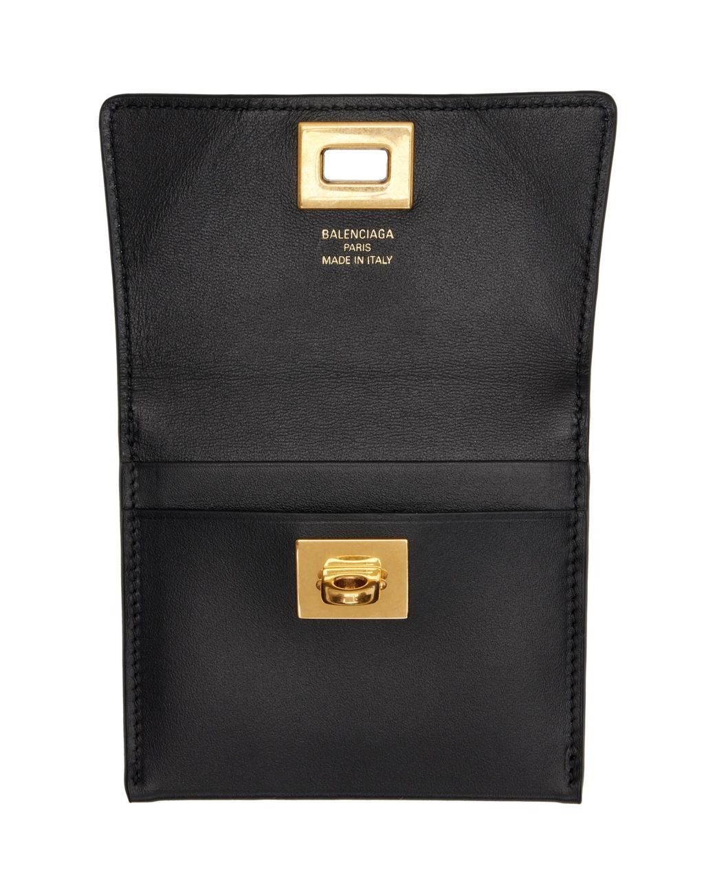 Balenciaga Black Rodeo Card Holder