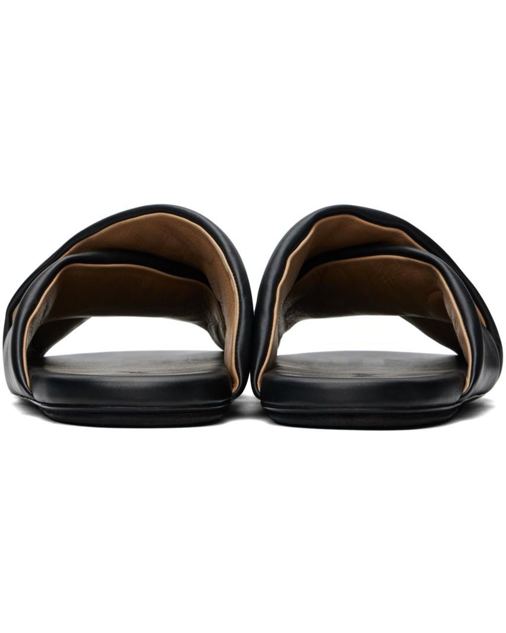 【関税込み】Marsell SSENSE限定 ブラック Spanciata サンダル Marsèll SSENSE Exclusive Black Spanciata Sandals Marsèll