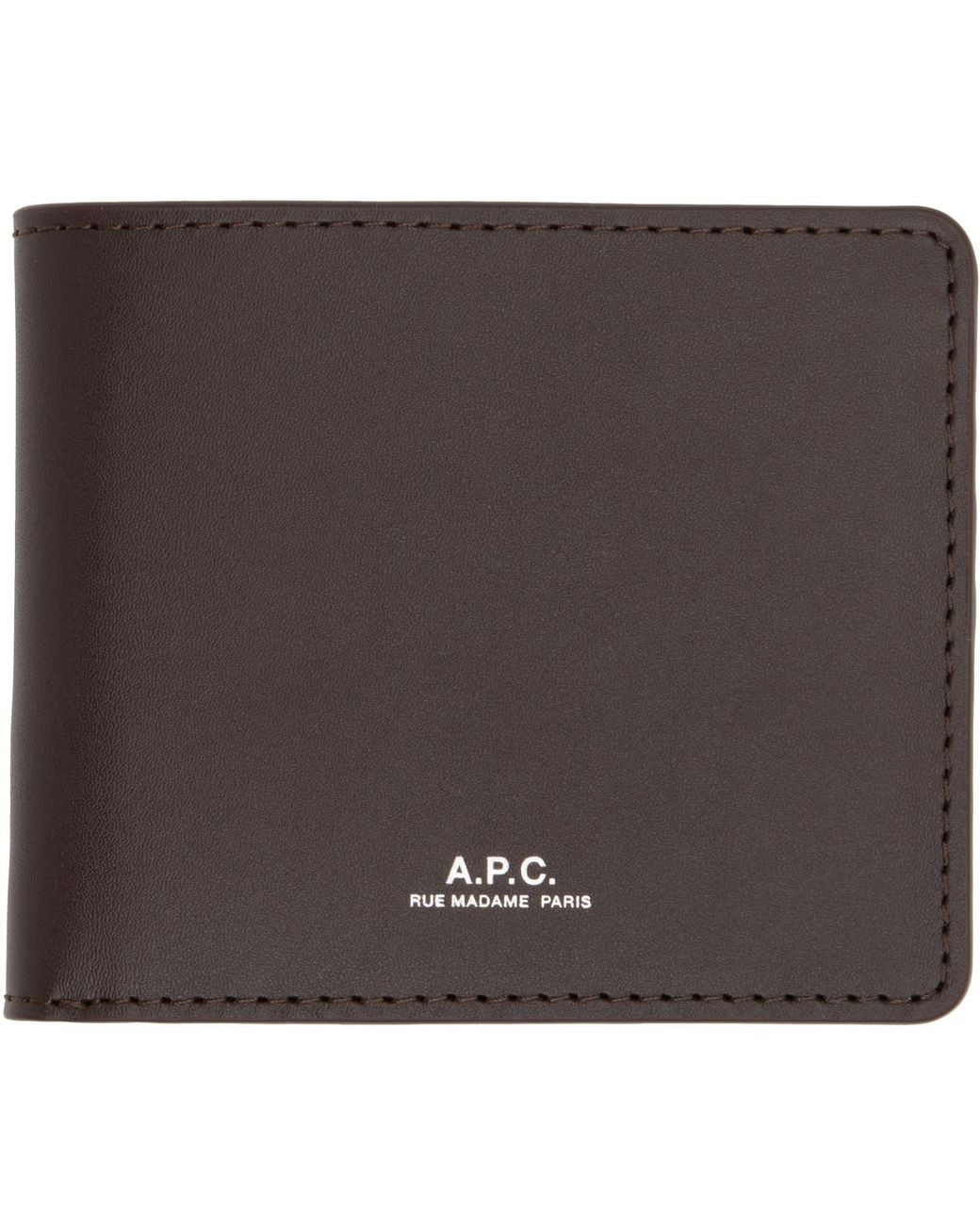 A.P.C. Brown London 2.0 Wallet for men