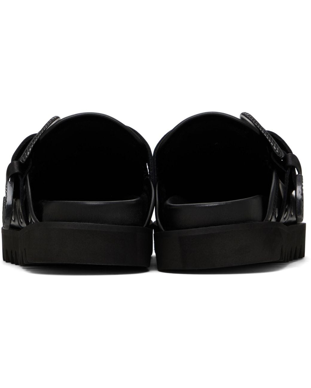 Toga Black Ssense Exclusive Aj1058 Loafers