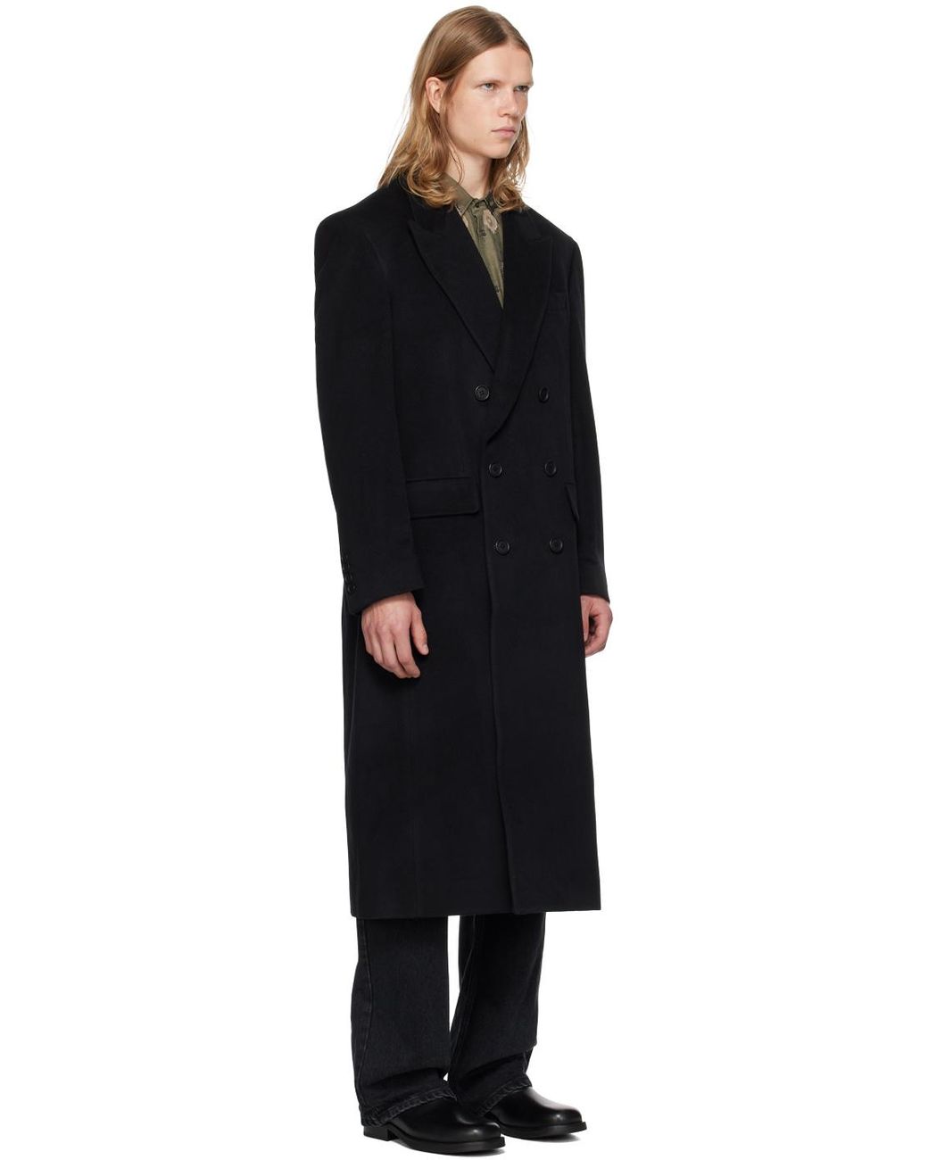 SUNFLOWER｜COATS (DB COAT BLACK (4112)) DB-COAT_999_2_98a51e2a-199a-