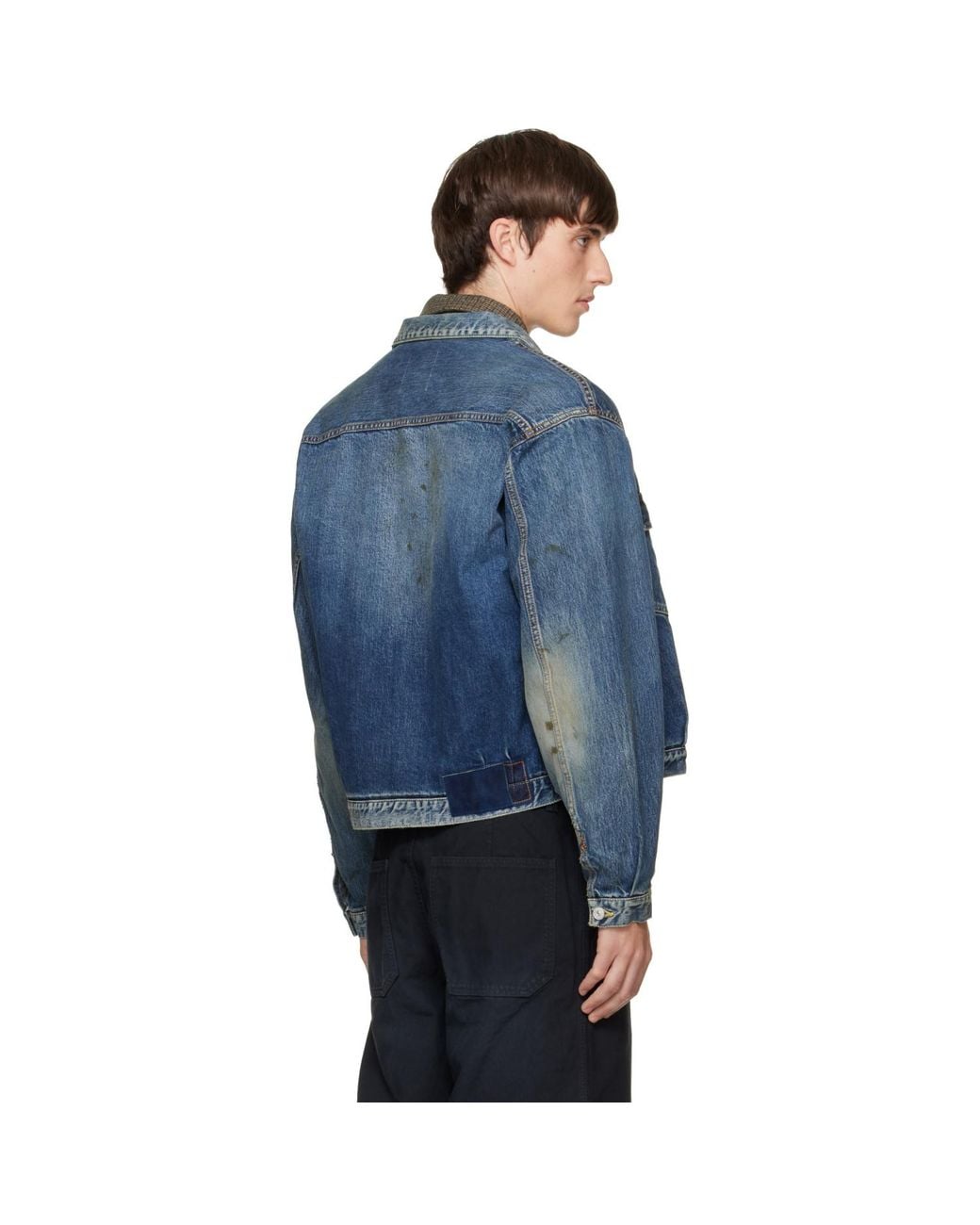 Visvim Blue Ss 101Xx Dmgd-1013 Jacket for men