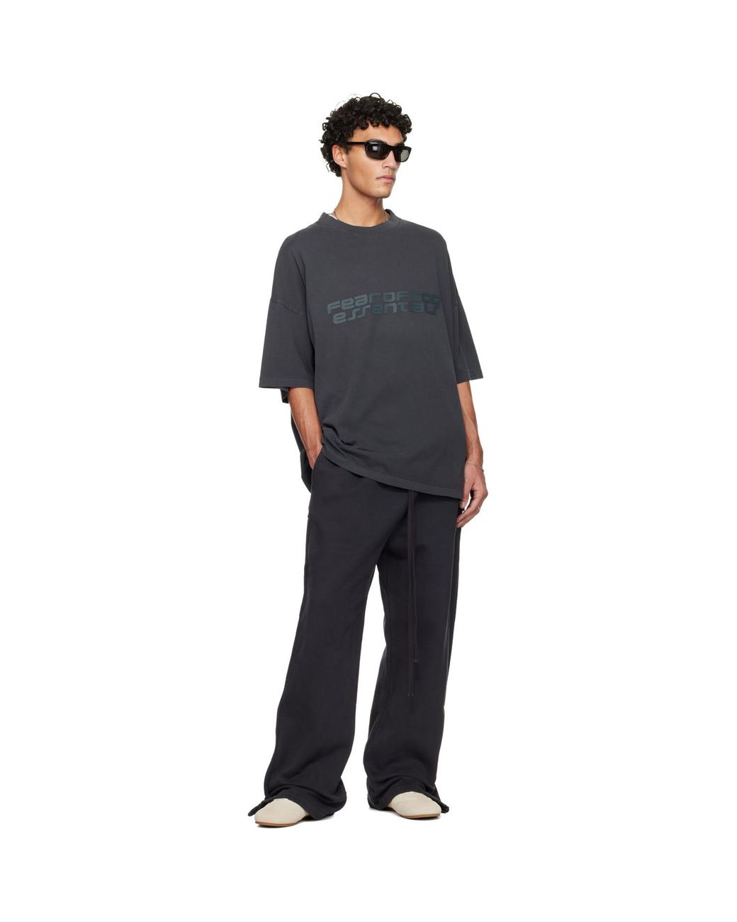 Fear Of God Black Holiday 90S T-Shirt for men