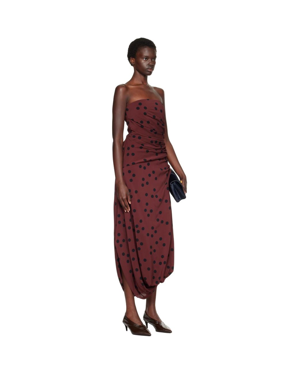 Proenza Schouler Red Burgundy Nayara Maxi Dress
