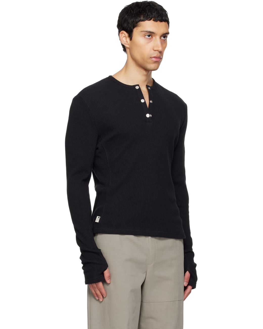 Carrera Black Ssense Exclusive Lis Henley for men