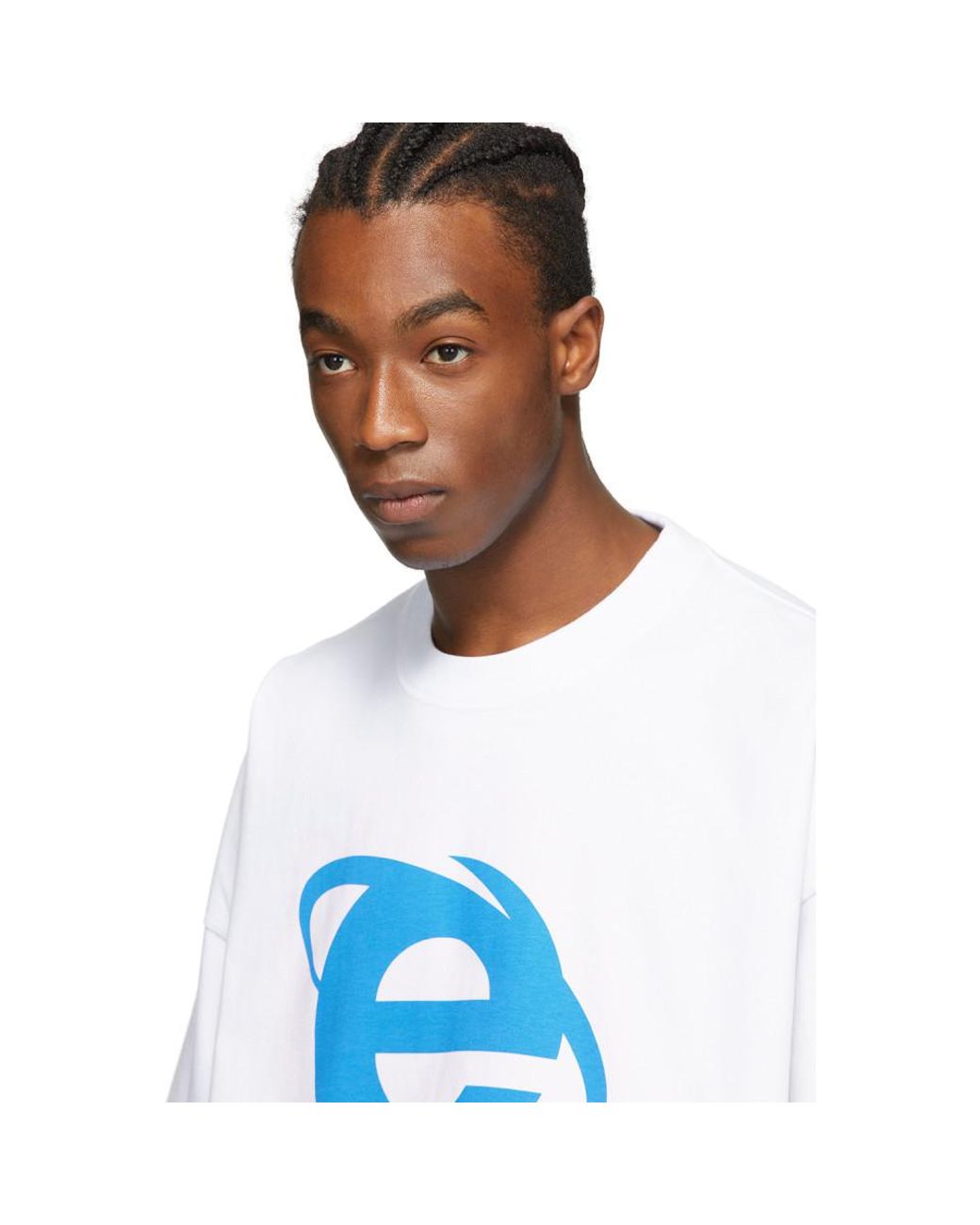 Vetements White Oversized Ecstasy T-shirt for Men | Lyst