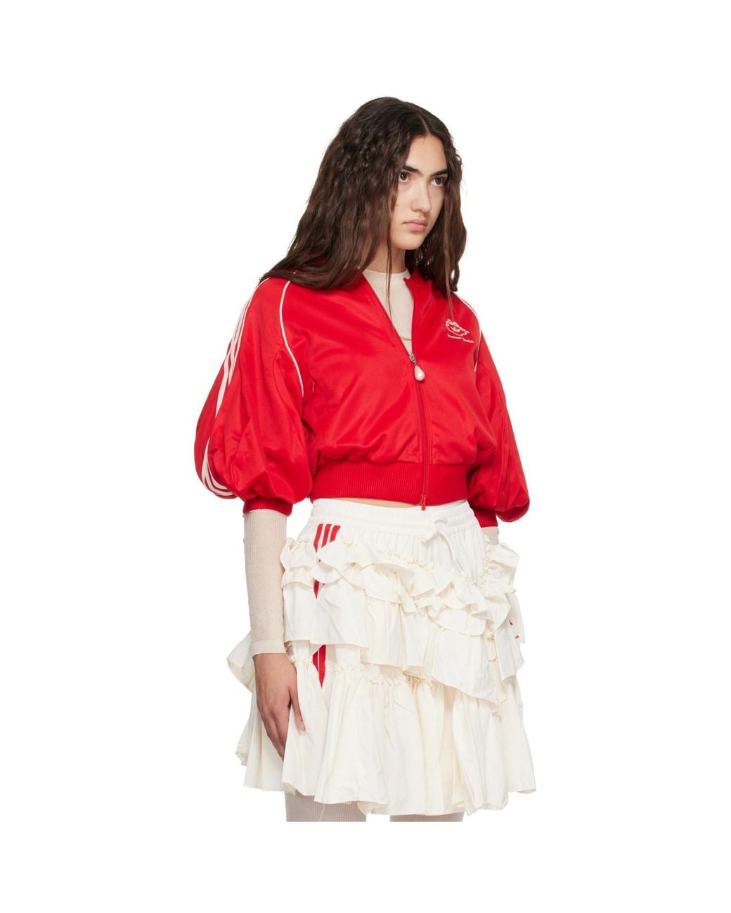 Simone Rocha Red Adidas Originals Superstar Track Top