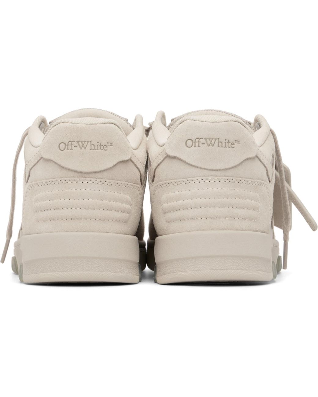 Off-White c/o Virgil Abloh Black Taupe 'Out Of Office' Sneakers for men