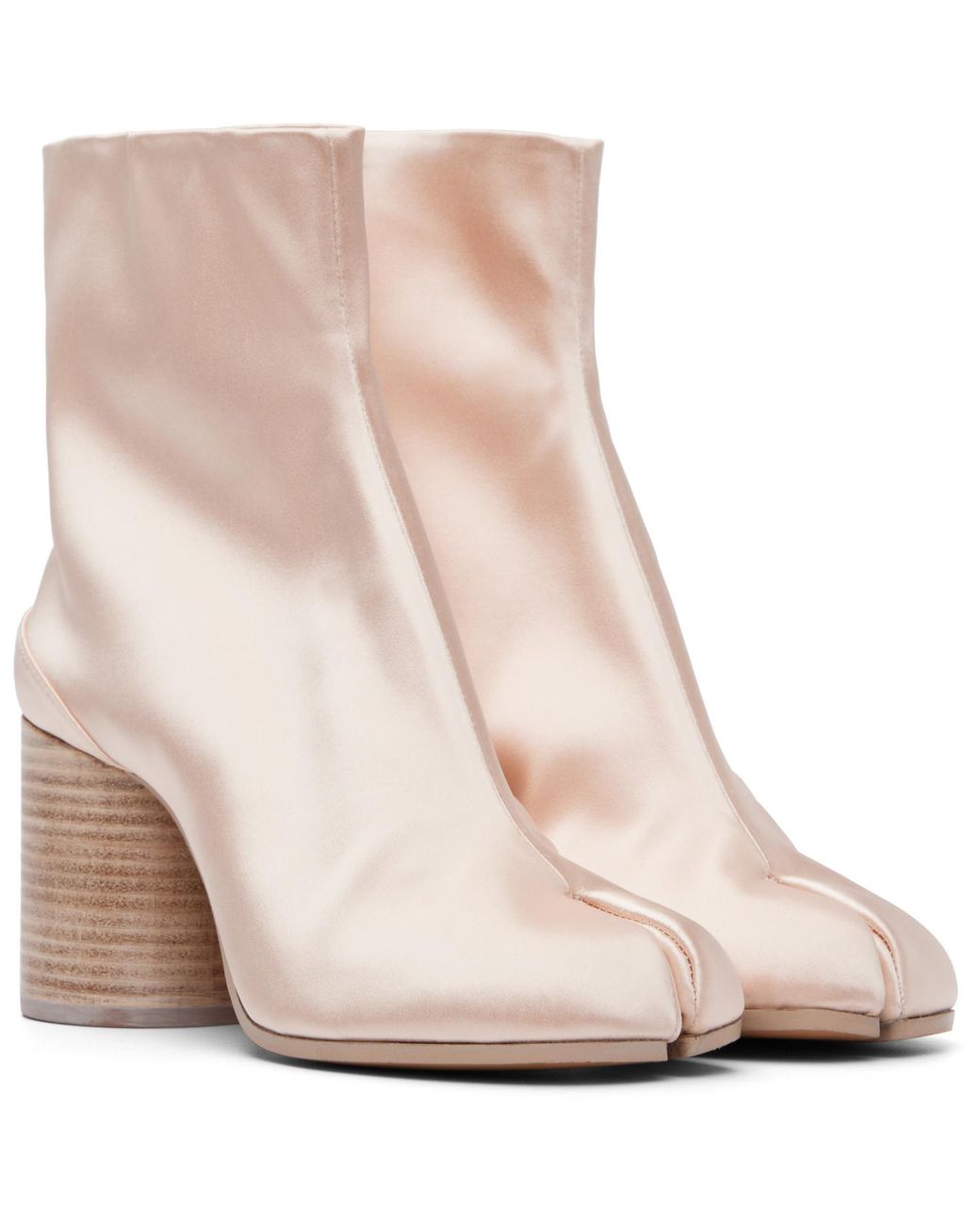 Maison Margiela Natural Tabi Ankle Boots