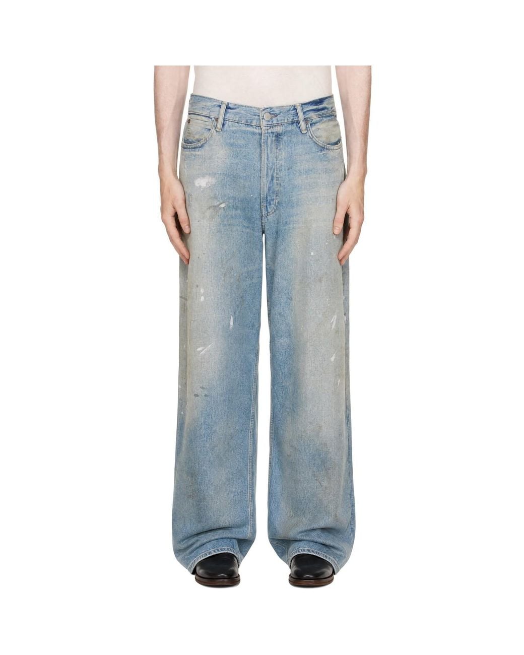 Acne Blue Loose Fit 1981 Jeans for men