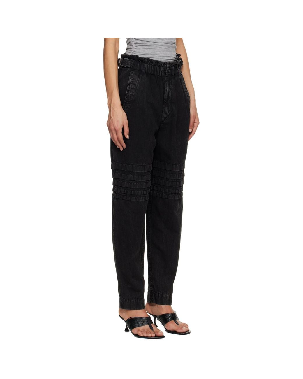 Isabel Marant Black Mellya Trousers
