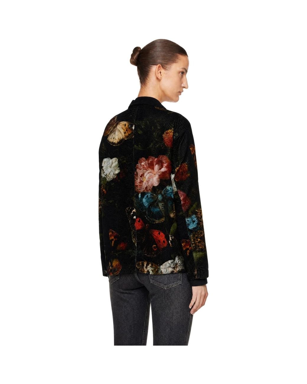 R13 Black Relaxed Chore Jacket