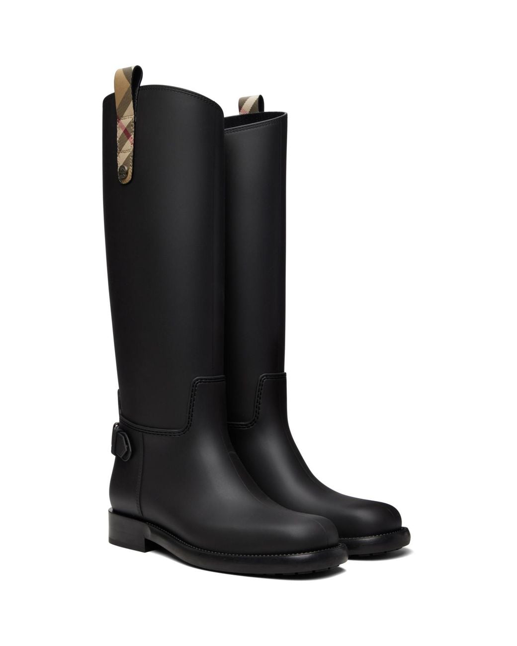 Burberry Black Cavalier Outdoor Boots