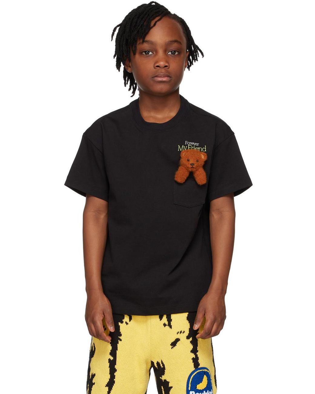 Doublet キッズ｜ブラック Forever My Friend Tシャツ Orange