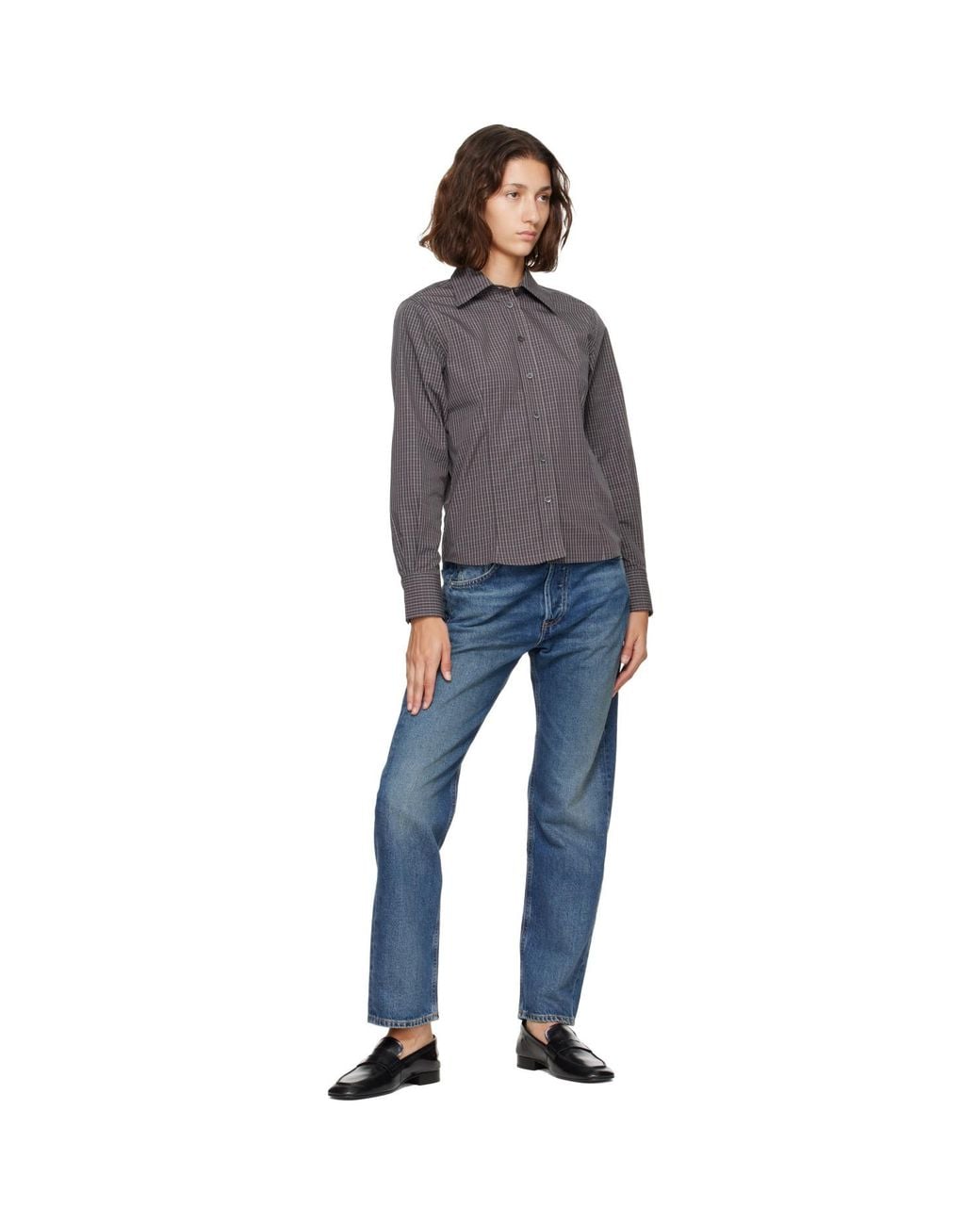 Citizens of Humanity Blue Winslow Boyfriend Long Jeans