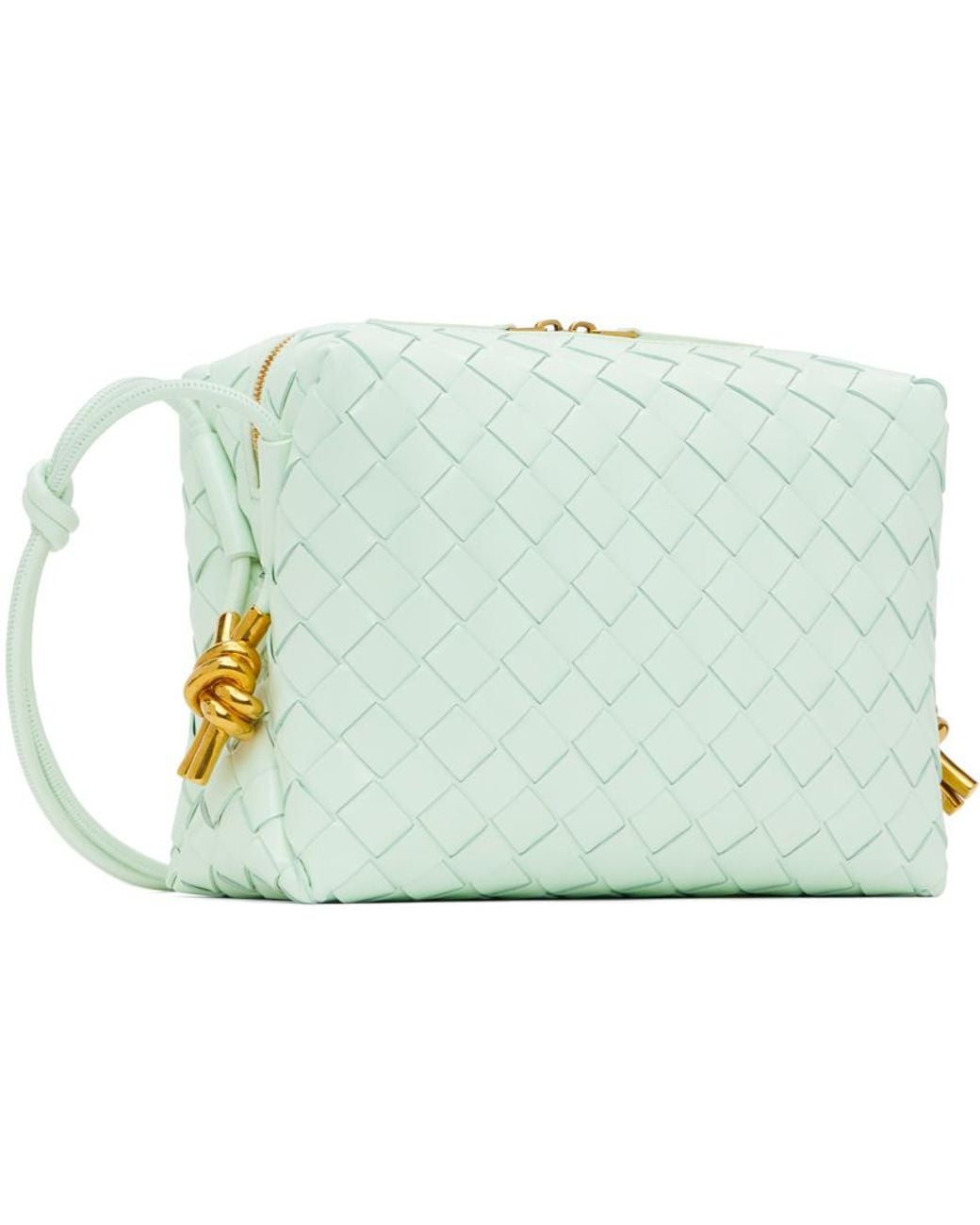 Bottega Veneta Green Small Loop Camera Bag