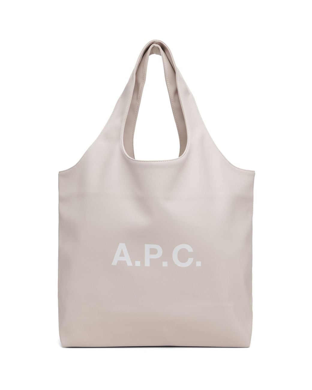 A.P.C. Gray Ninon Tote for men