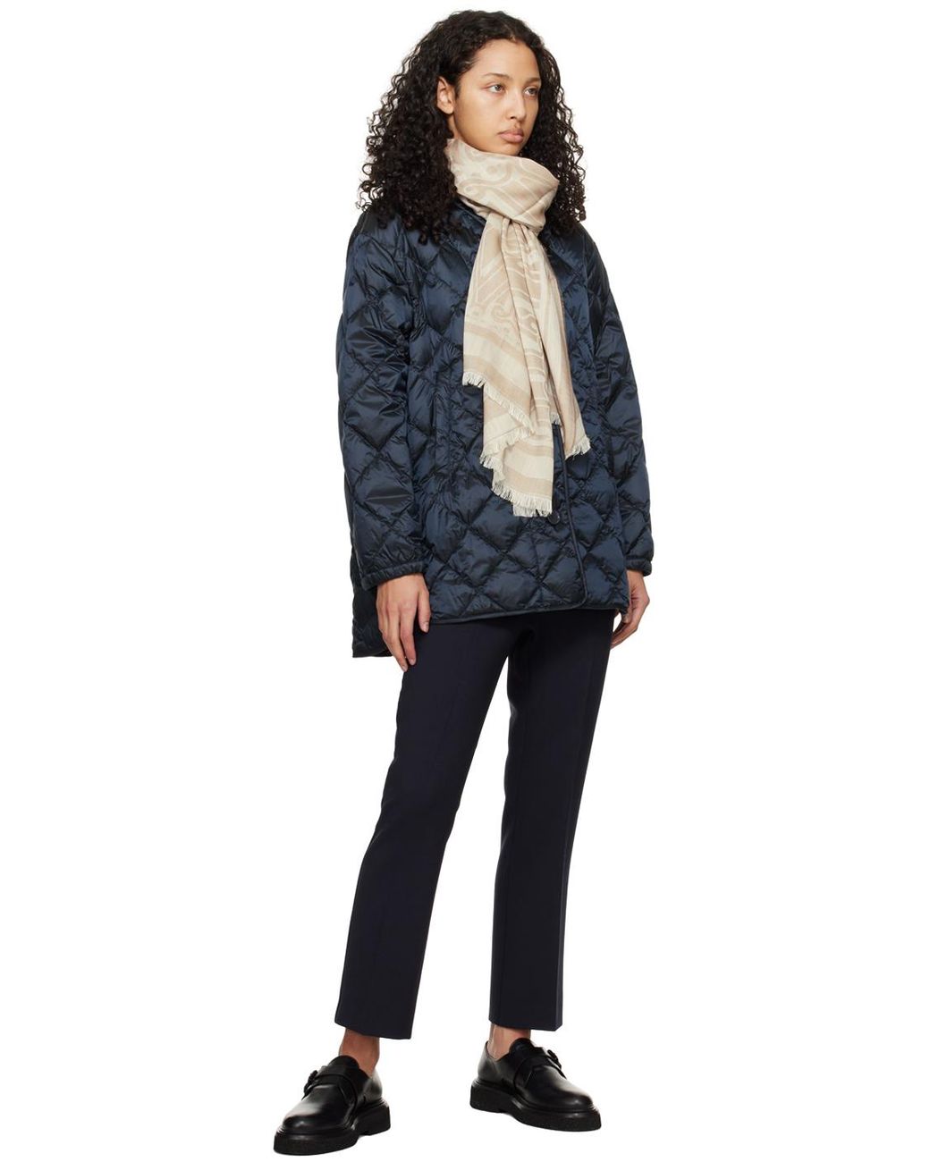 【関税込み】Max Mara ネイビー Csoft ダウンジャケット Navy Csoft Down Jacket by Max Mara on Sale