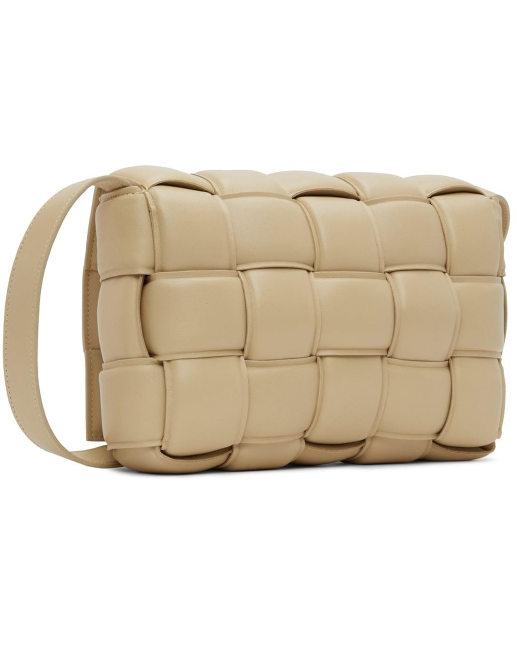 Bottega Veneta Multicolor Beige Padded Cassette Shoulder Bag