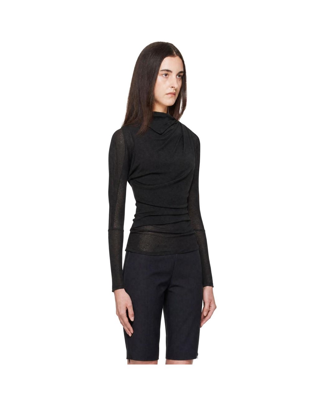 Proenza Schouler Black Golda Top