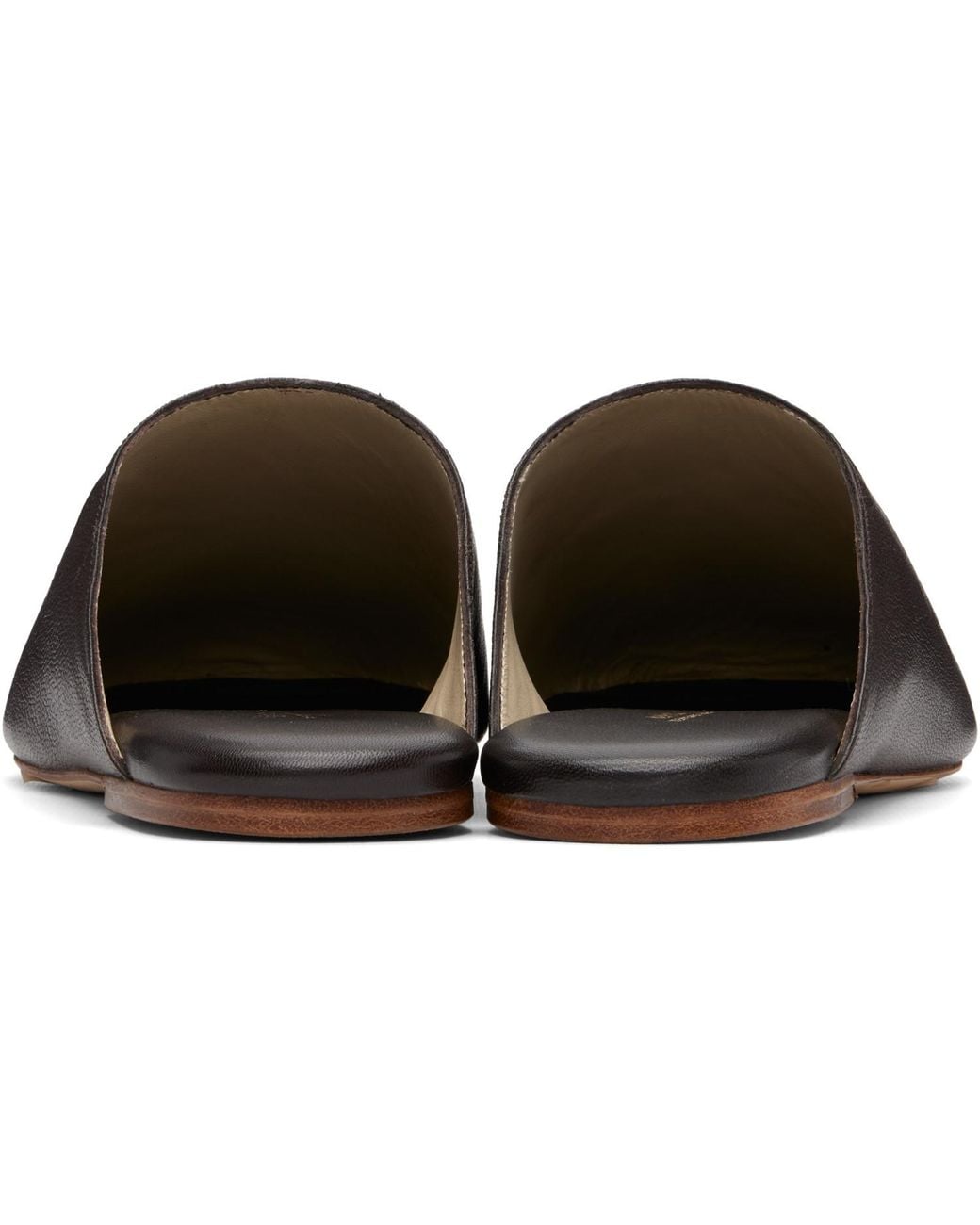 A.P.C. Black 'Les Mules' Slip-On Loafers