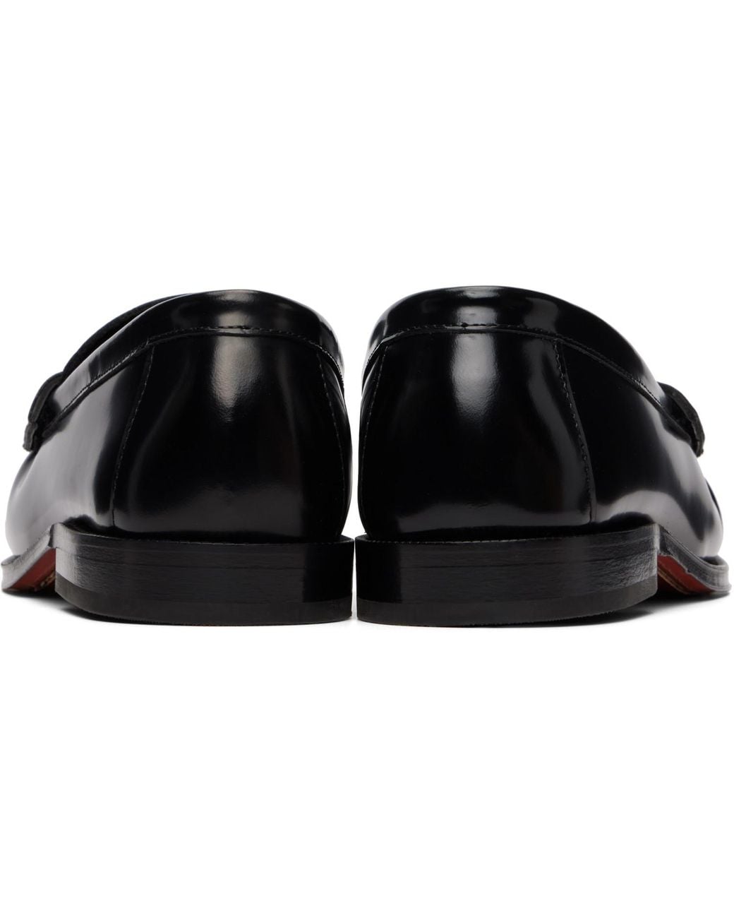 Ernest W. Baker Black Chain Loafers for men