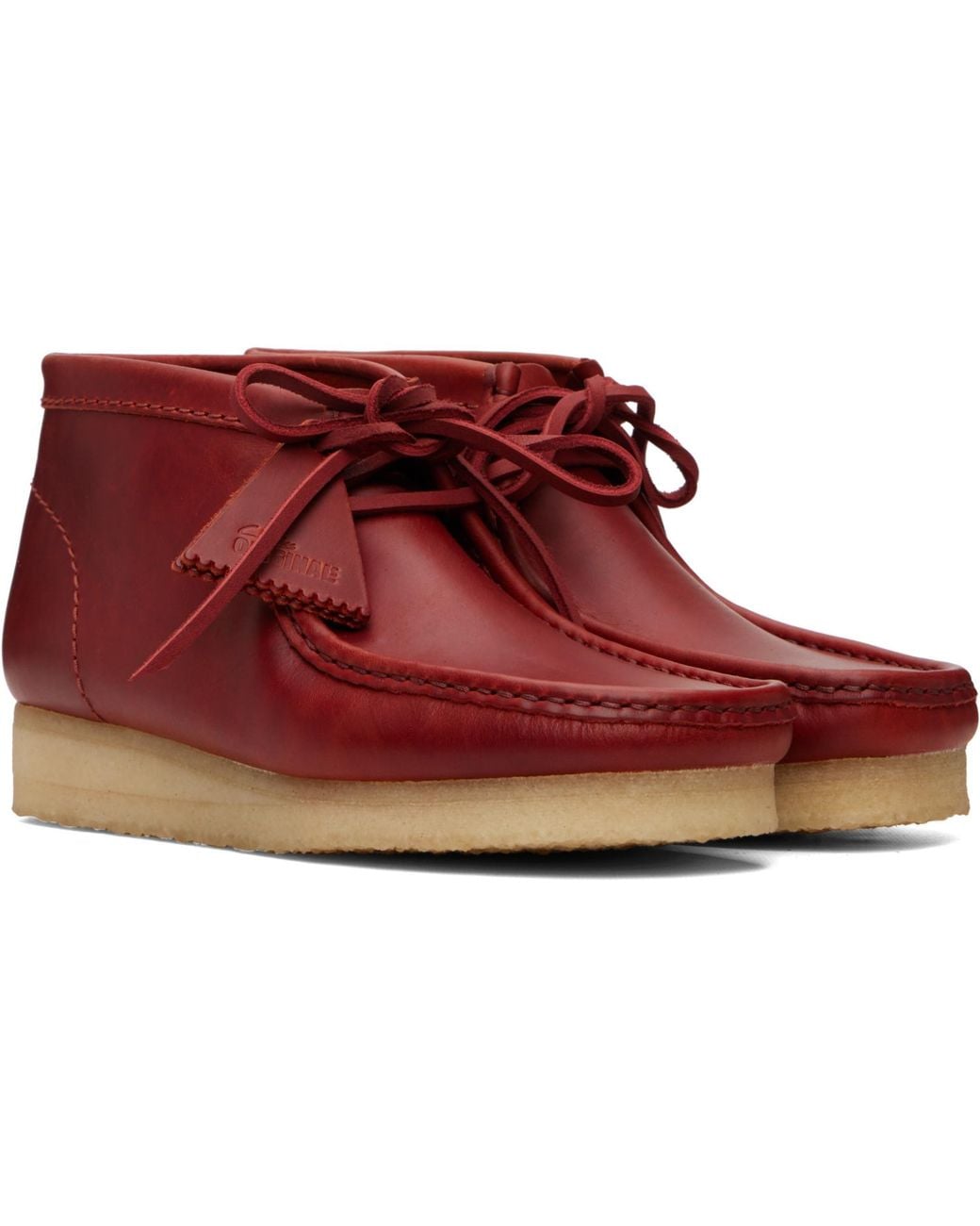 Clarks Red Wallabee Boots for men