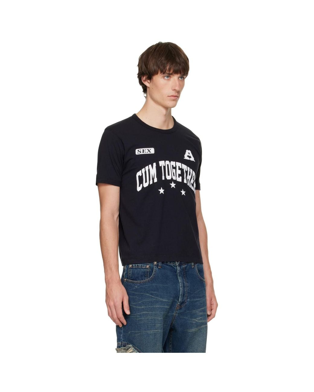 Carne Bollente Black Cum As You Are T-Shirt for men