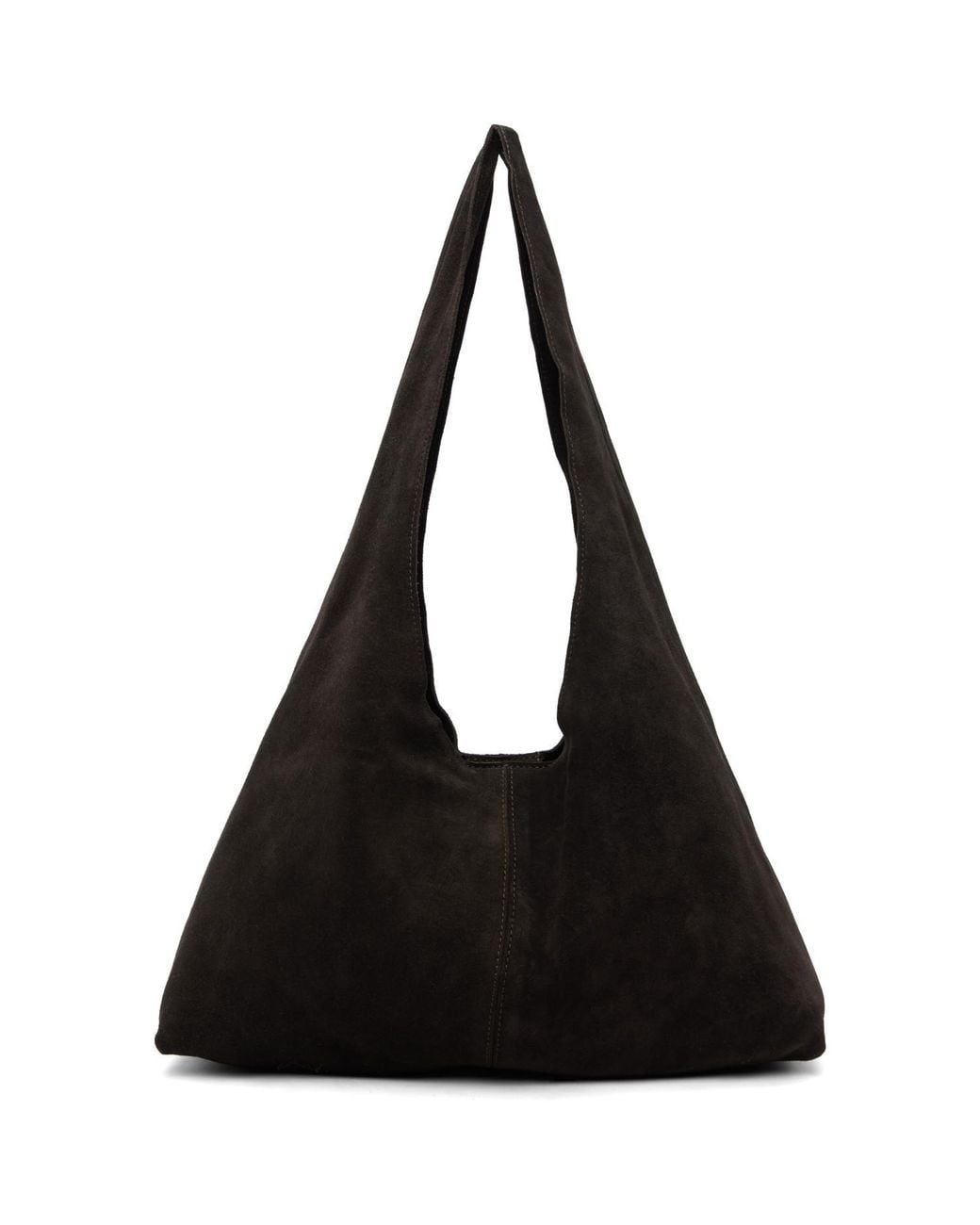 St. Agni Black Suede Soft Bag