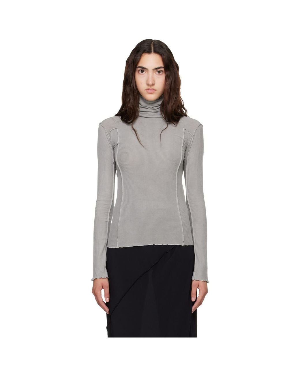 Baserange Gray Omato Turtleneck