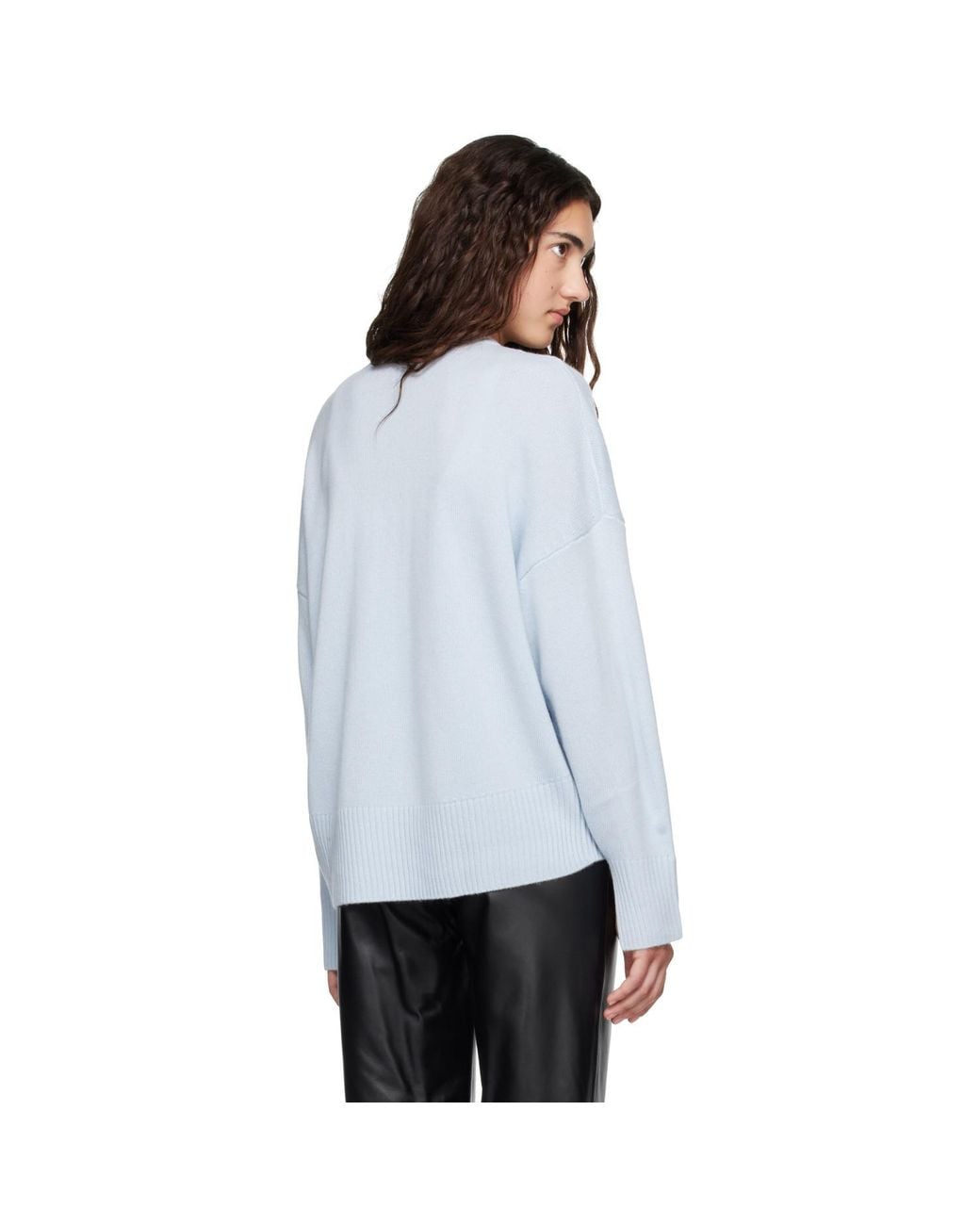 Loulou de Saison Blue Anton Lds Cashmere Sweater