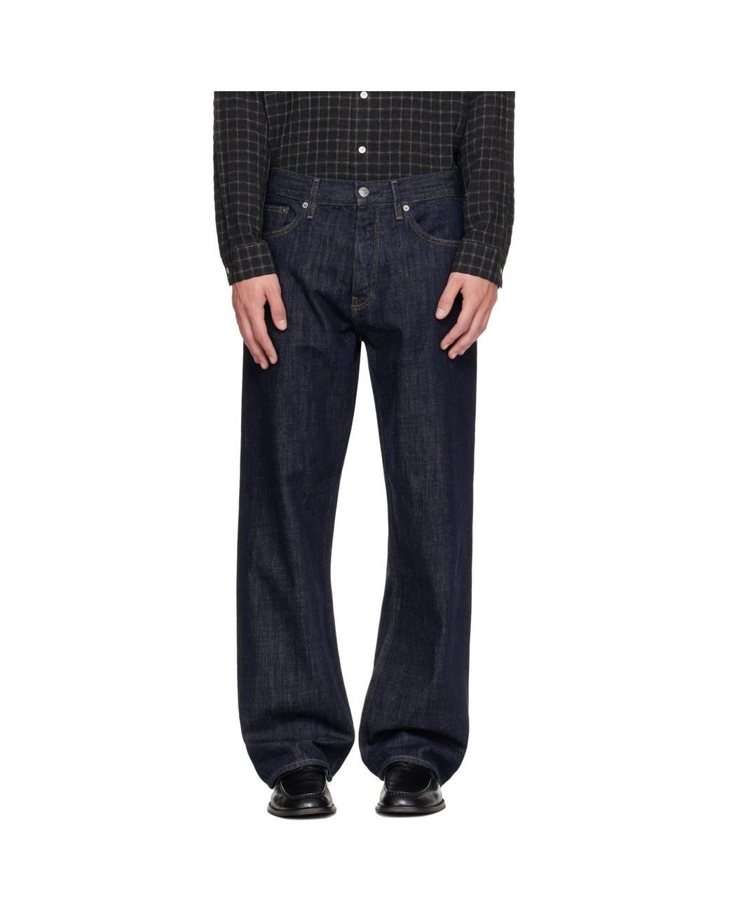 sunflower Blue Loose Jeans for men