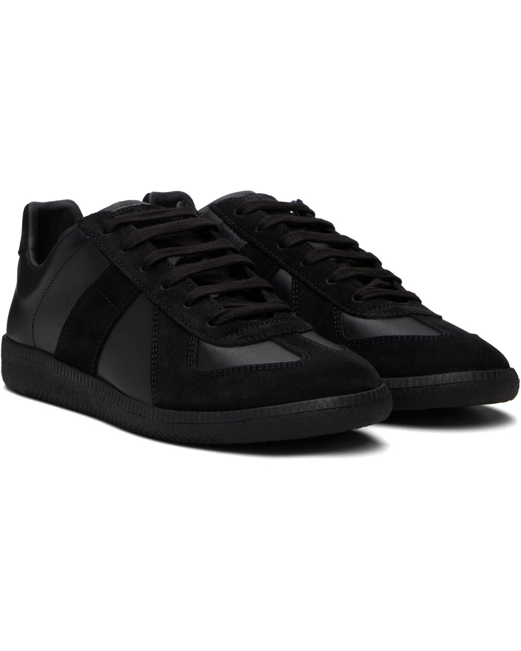 Maison Margiela Black Replica Sneakers for men