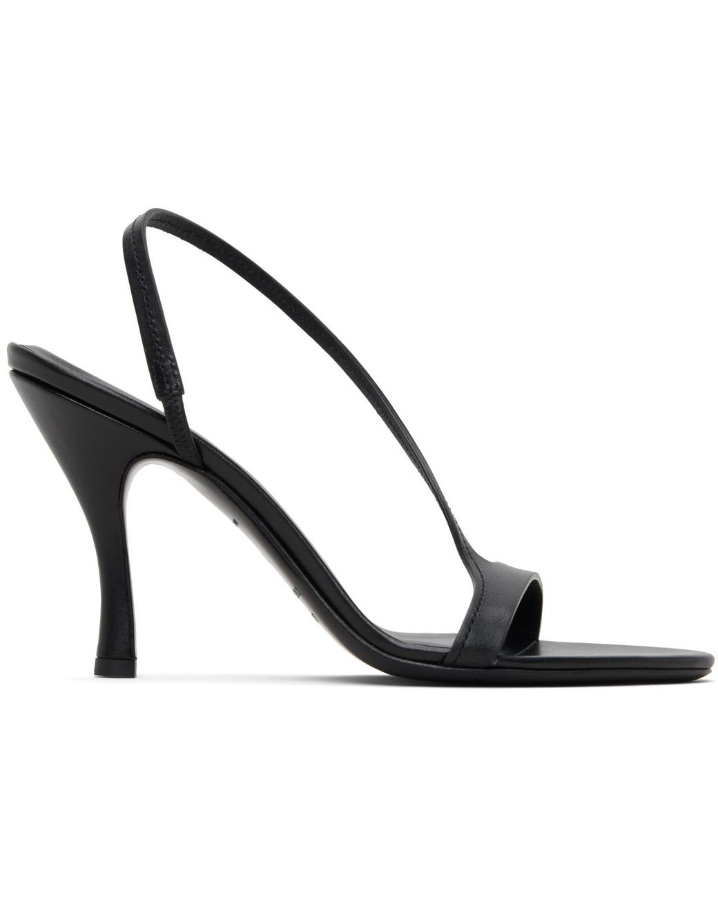 Loulou de Saison Black Arwa High Heeled Sandals