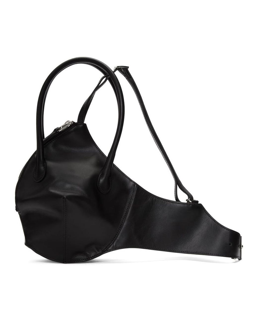 Helmut Lang Black Leather Bra Bag