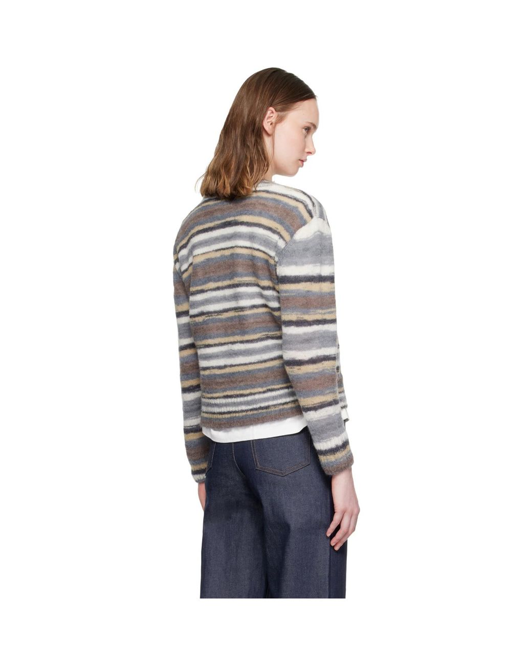A.P.C. Gray Gabby Sweater