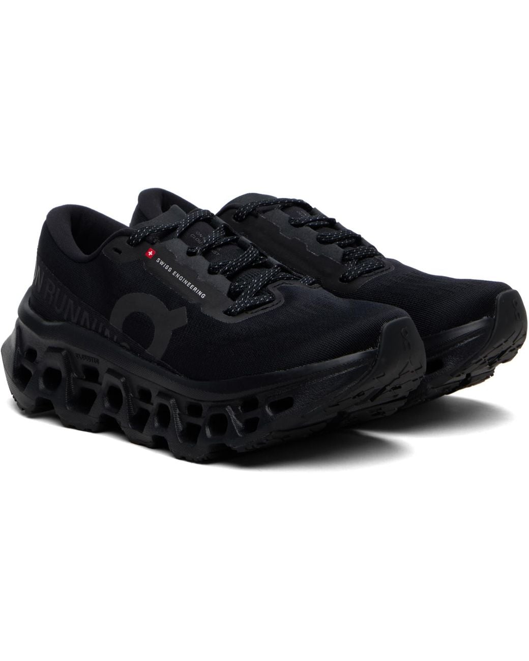 On Shoes Black Cloudmster 3 Sneakers